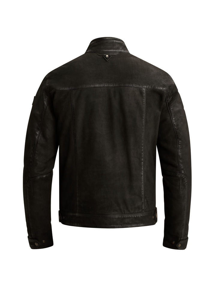 Short jacket Sheep Veg Leather, Black 999 Bild 2