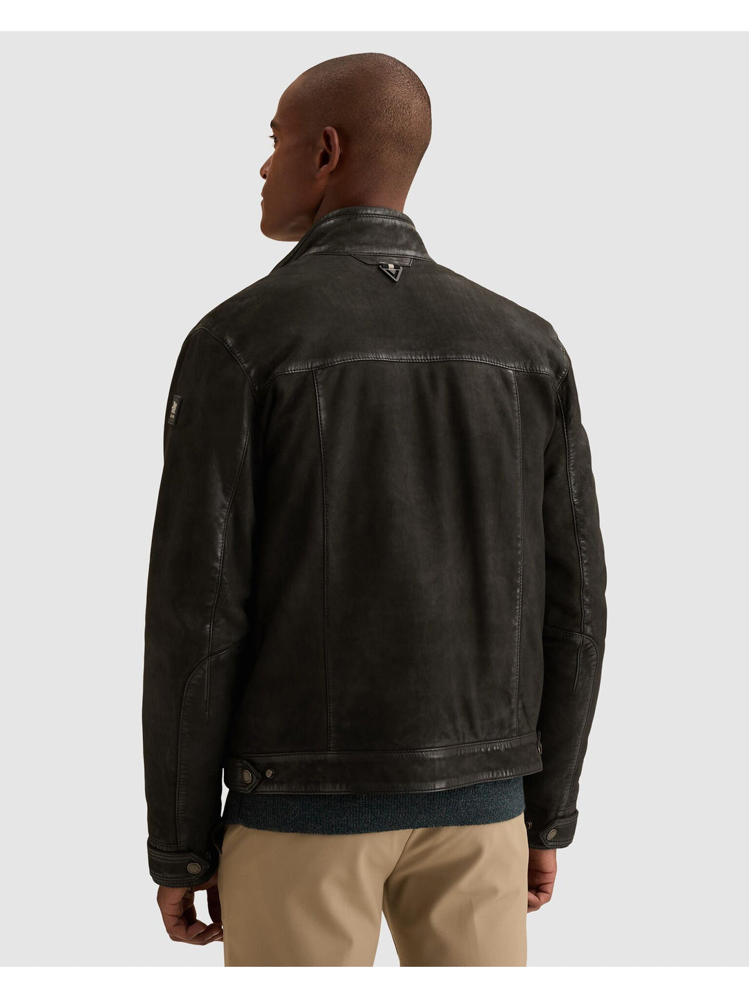 Short jacket Sheep Veg Leather, Black 999 Bild 4