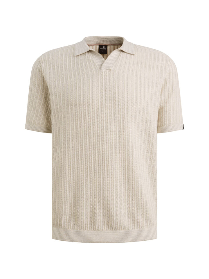 Short sleeve polo cotton linen ble, Pure Cashmere 8265 Bild 1