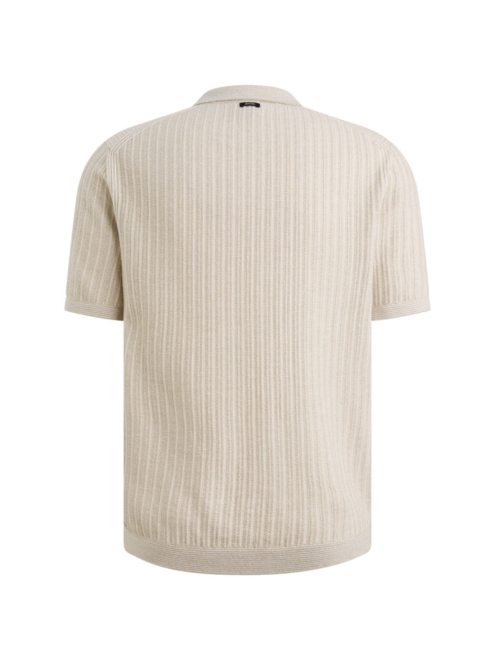 Short sleeve polo cotton linen ble, Pure Cashmere 8265 Bild 2