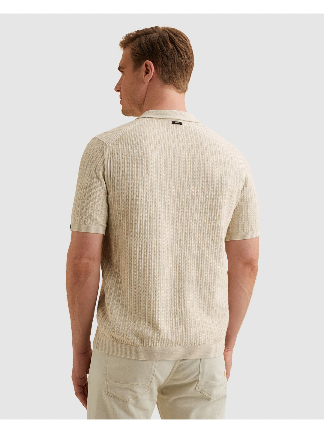 Short sleeve polo cotton linen ble, Pure Cashmere 8265 Bild 4