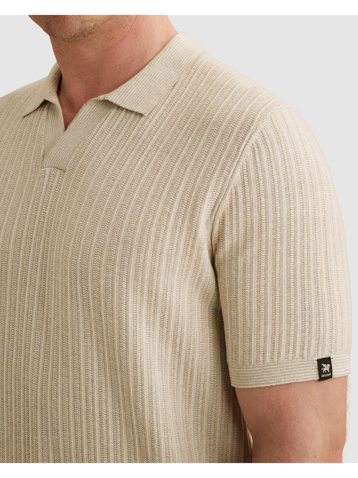 Short sleeve polo cotton linen ble, Pure Cashmere 8265 Bild 6