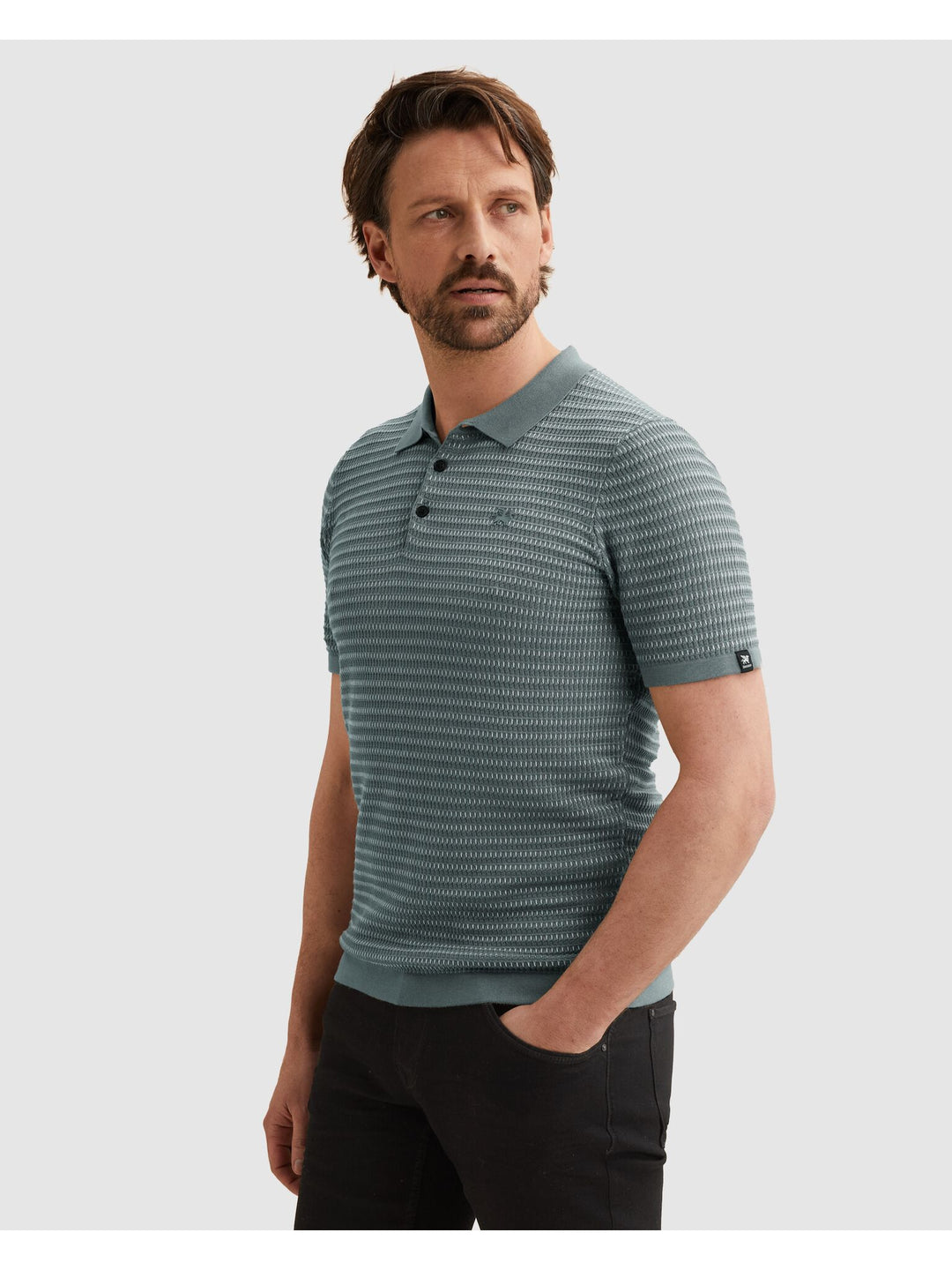 Short sleeve polo cotton modal, Arona 5144 Bild 3