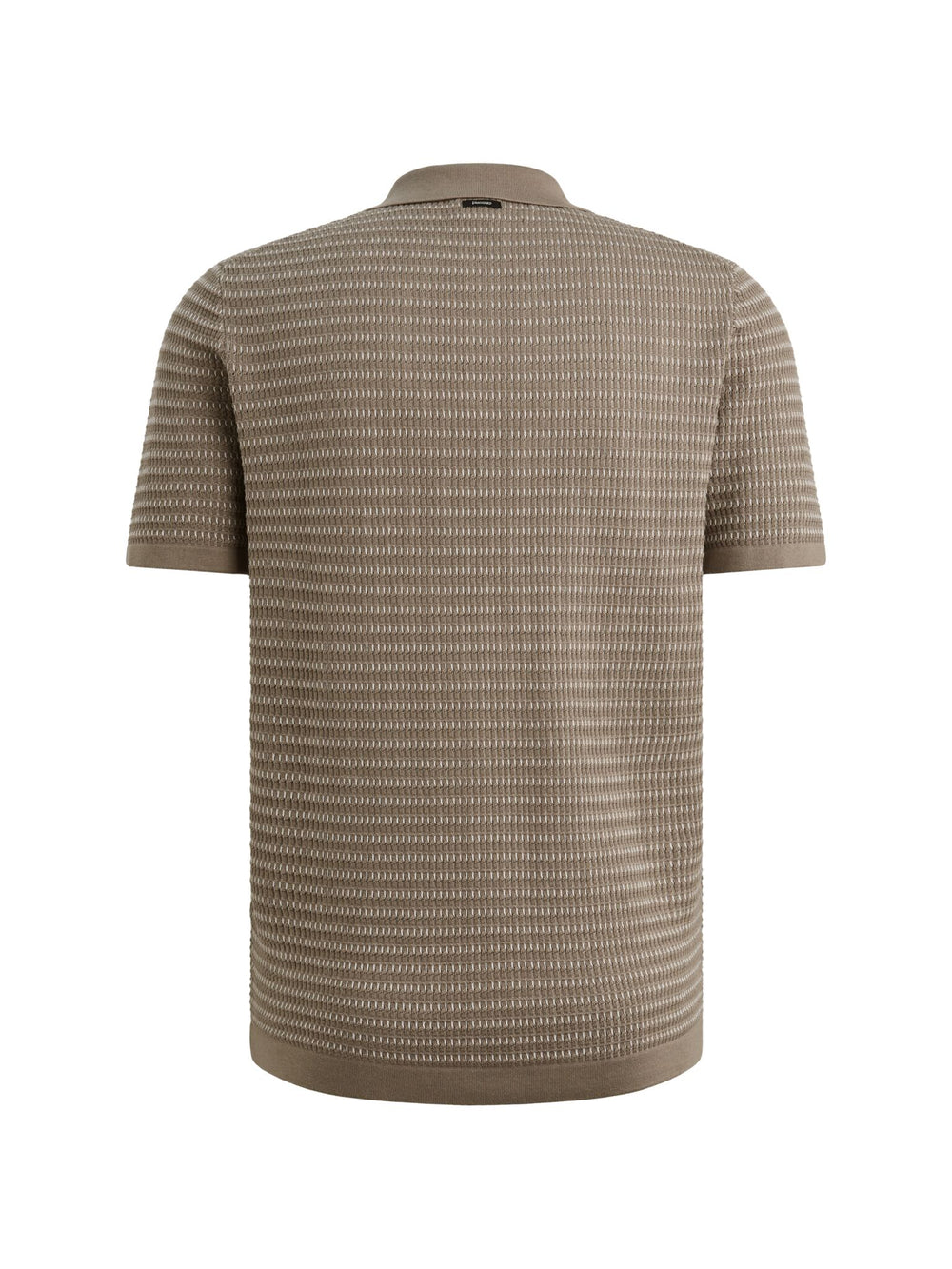 Short sleeve polo cotton modal, Brindle 8025 Bild 2