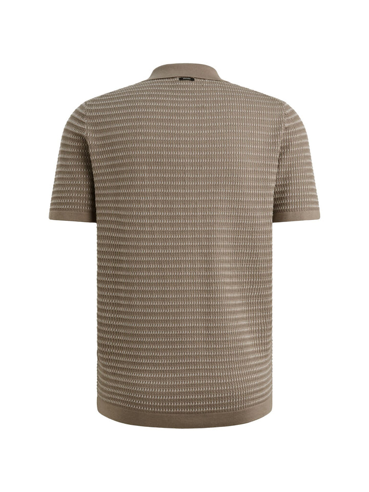 Short sleeve polo cotton modal, Brindle 8025 Bild 2
