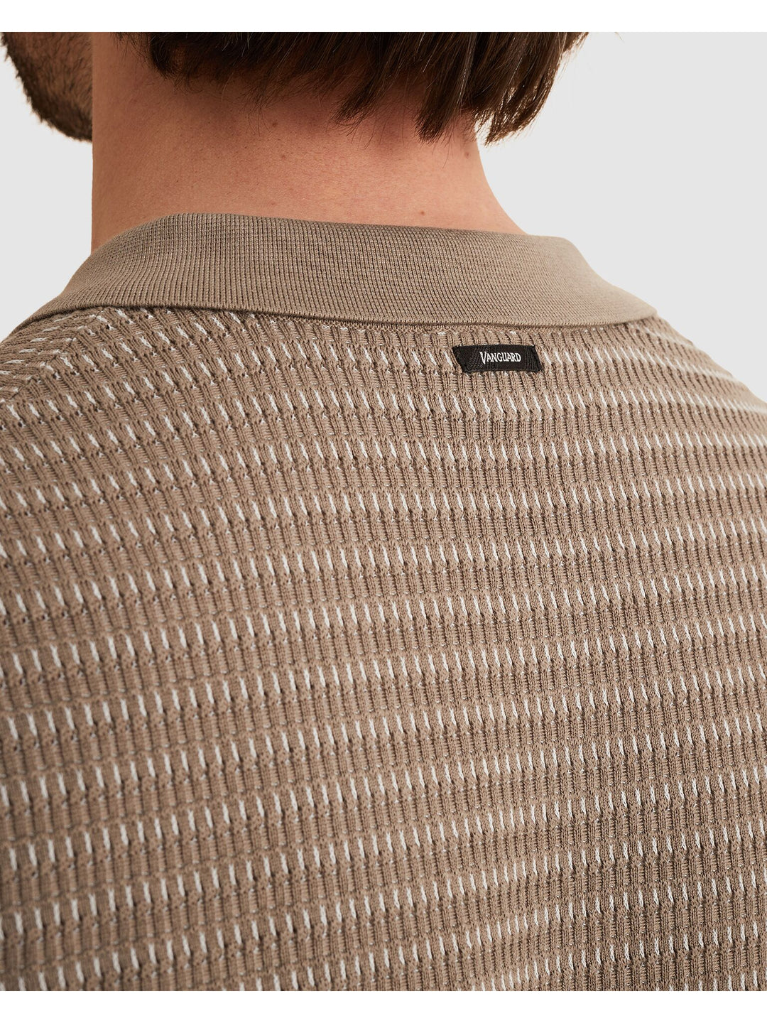 Short sleeve polo cotton modal, Brindle 8025 Bild 7