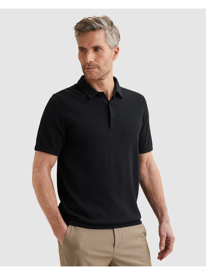 Short sleeve polo cotton modal mou, Sky Captain 5073 Bild 3