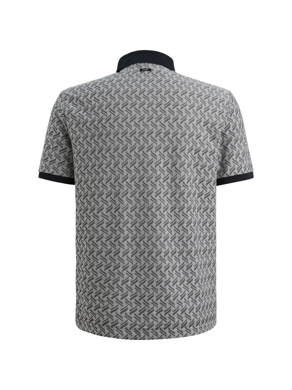 Short sleeve polo jacquard blend, Sky Captain 5073 Bild 2