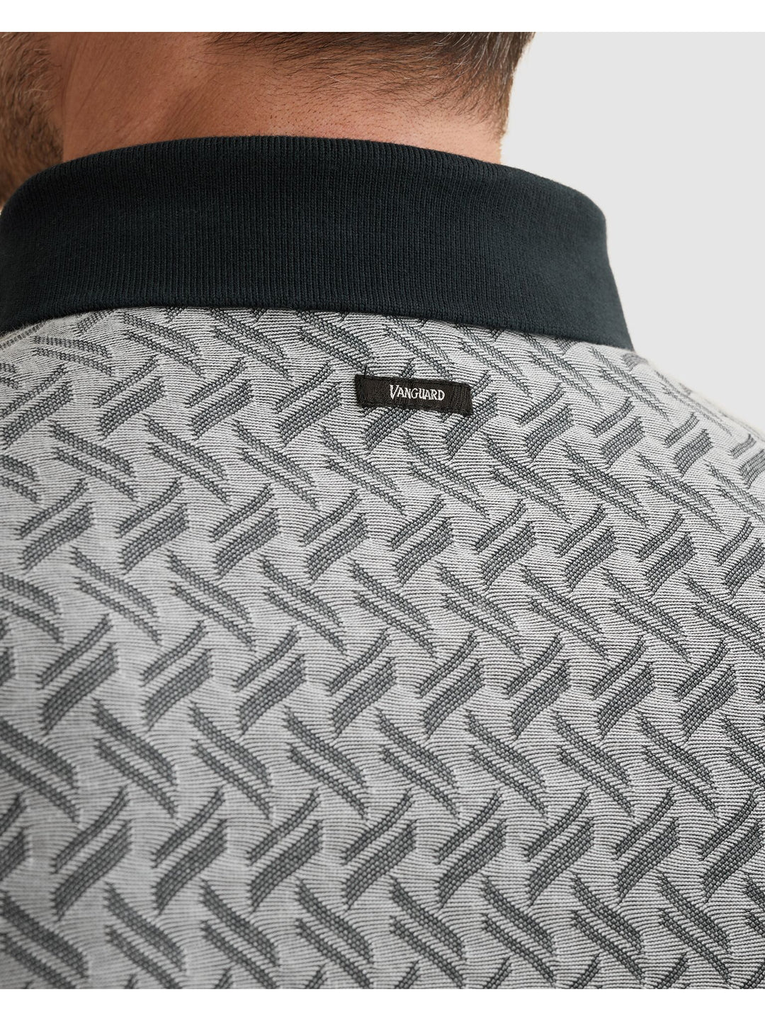 Short sleeve polo jacquard blend, Sky Captain 5073 Bild 8