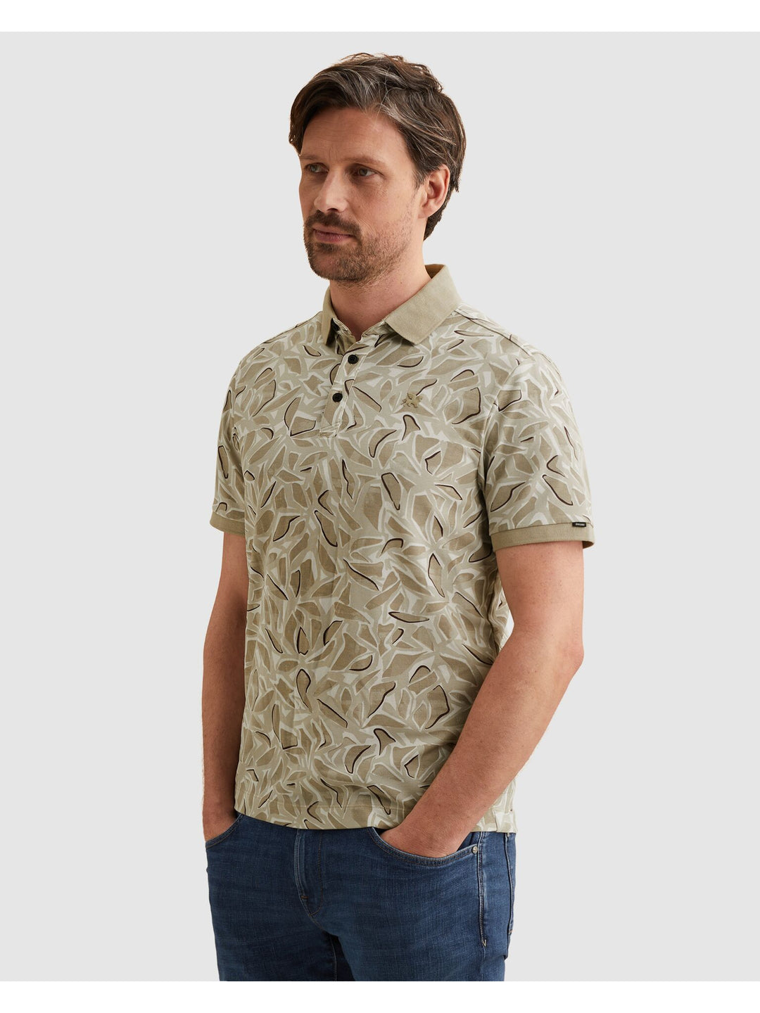 Short sleeve polo stretch pique bl, Pure Cashmere 8265 Bild 3