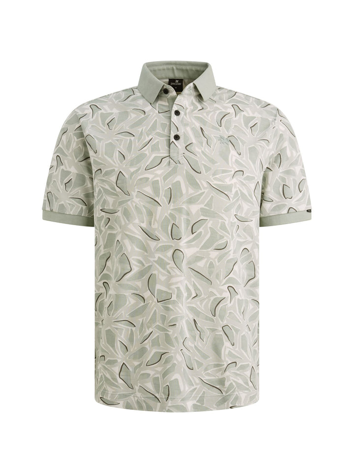 Short sleeve polo stretch pique bl, Aqua Gray 9089 Bild 1