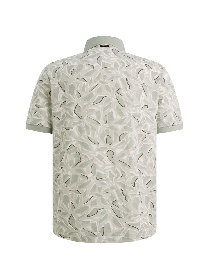Short sleeve polo stretch pique bl, Aqua Gray 9089 Bild 2