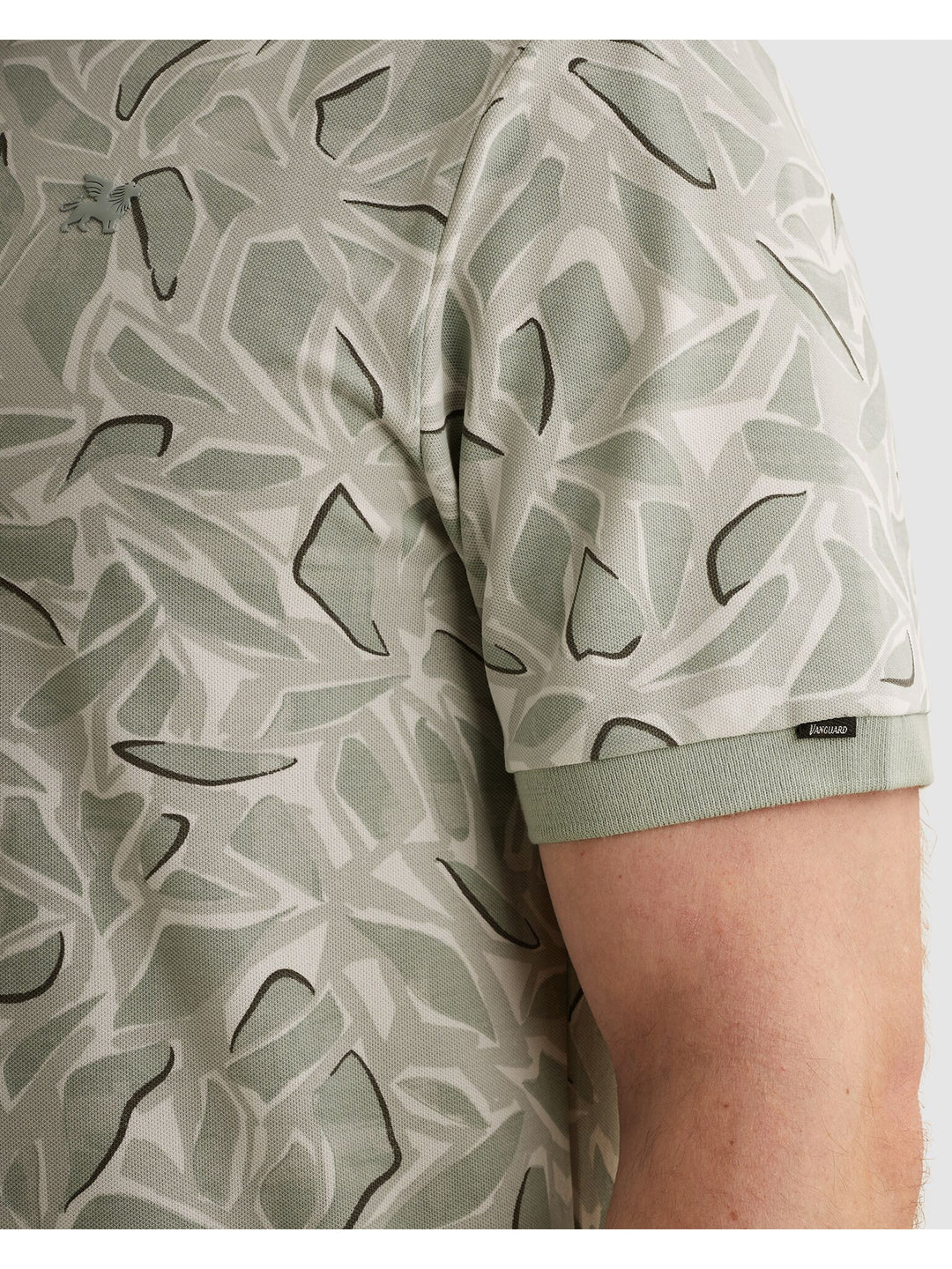 Short sleeve polo stretch pique bl, Aqua Gray 9089 Bild 6