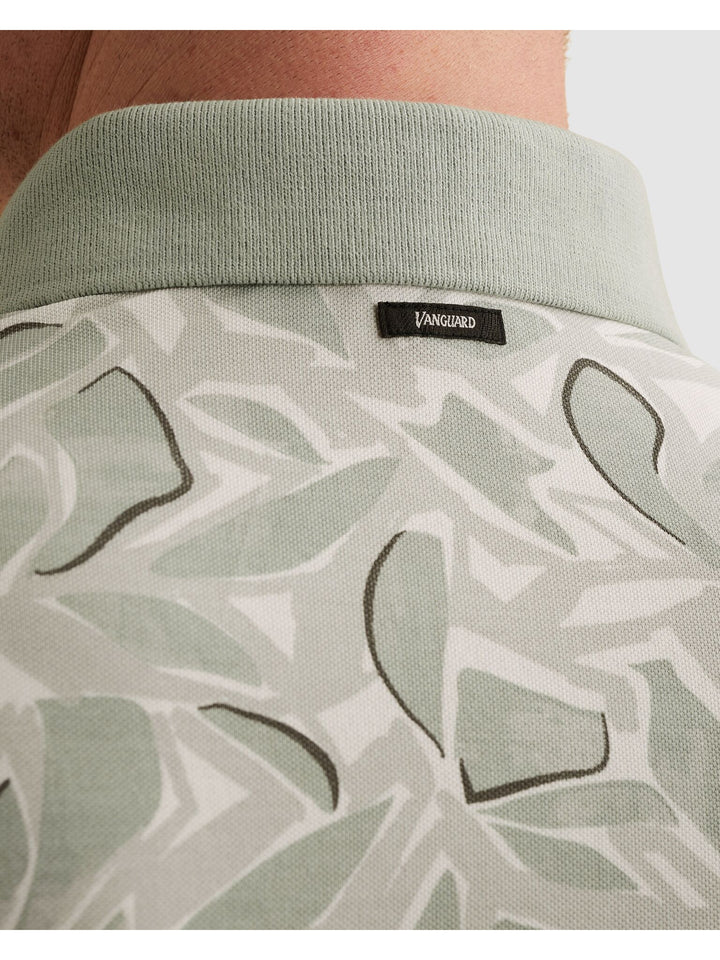 Short sleeve polo stretch pique bl, Aqua Gray 9089 Bild 7