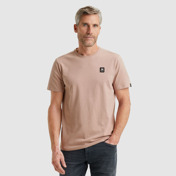 Short sleeve r-neck cotton elastan, Adobe Rose 4078 Bild 10