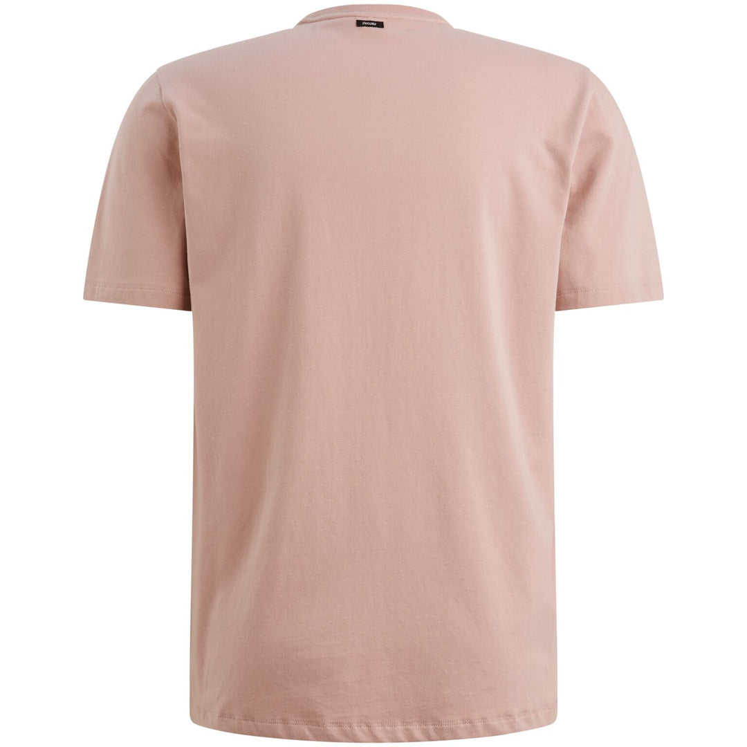 Short sleeve r-neck cotton elastan, Adobe Rose 4078 Bild 2