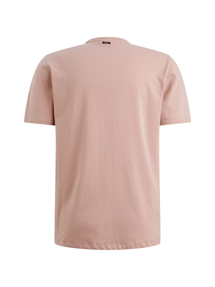 Short sleeve r-neck cotton elastan, Adobe Rose 4078 Bild 2