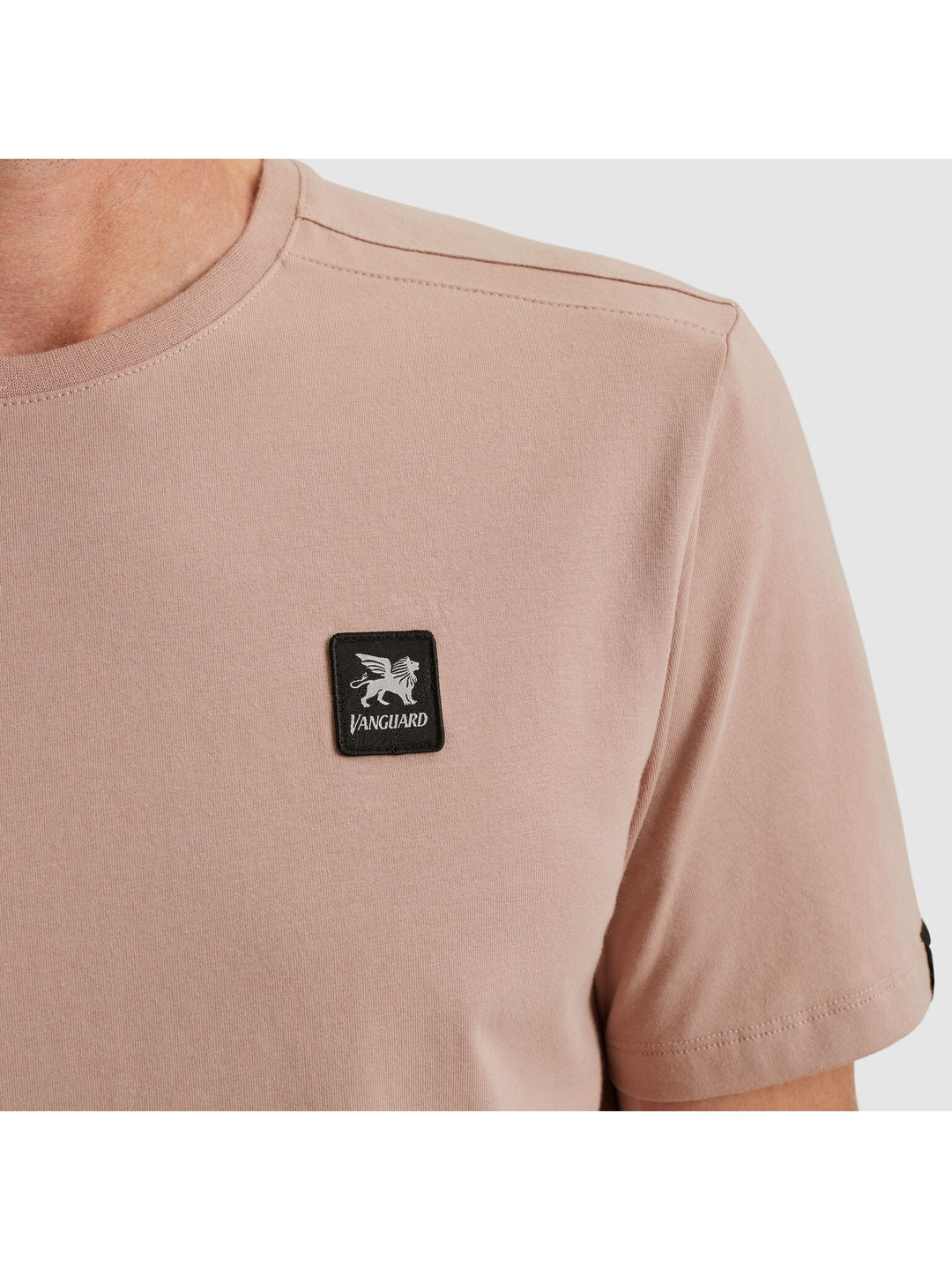 Short sleeve r-neck cotton elastan, Adobe Rose 4078 Bild 5