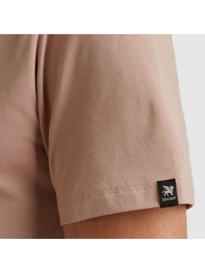 Short sleeve r-neck cotton elastan, Adobe Rose 4078 Bild 6