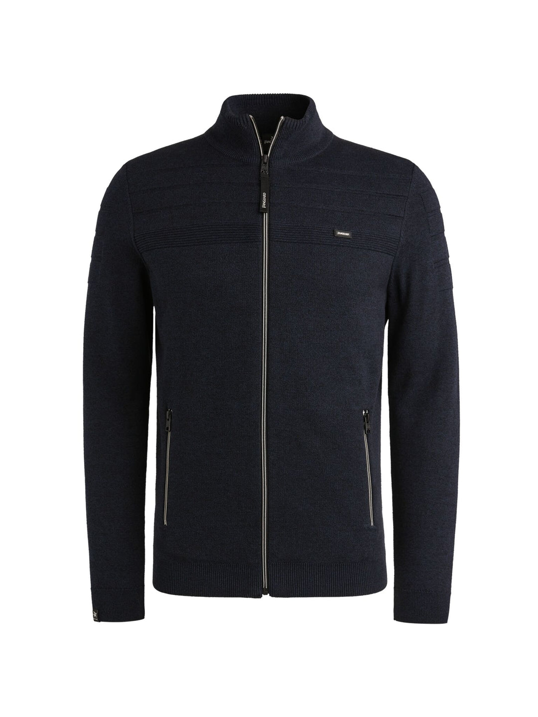 Zip jacket cotton bonded moulineZip jacket cotton bonded mouline, Sky Captain 5073 Bild 1