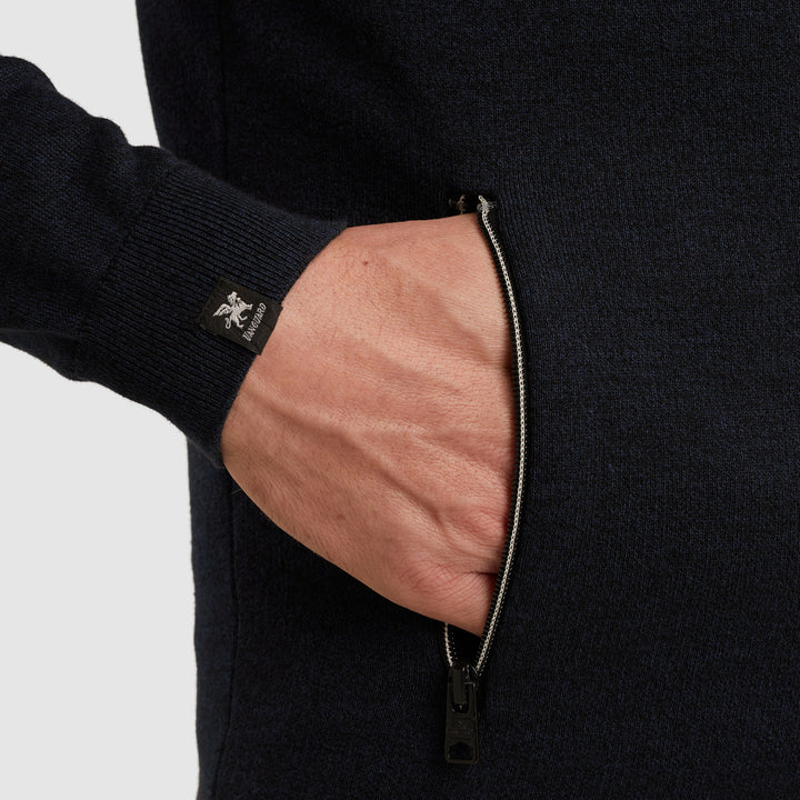 Zip jacket cotton bonded moulineZip jacket cotton bonded mouline, Sky Captain 5073 Bild 7