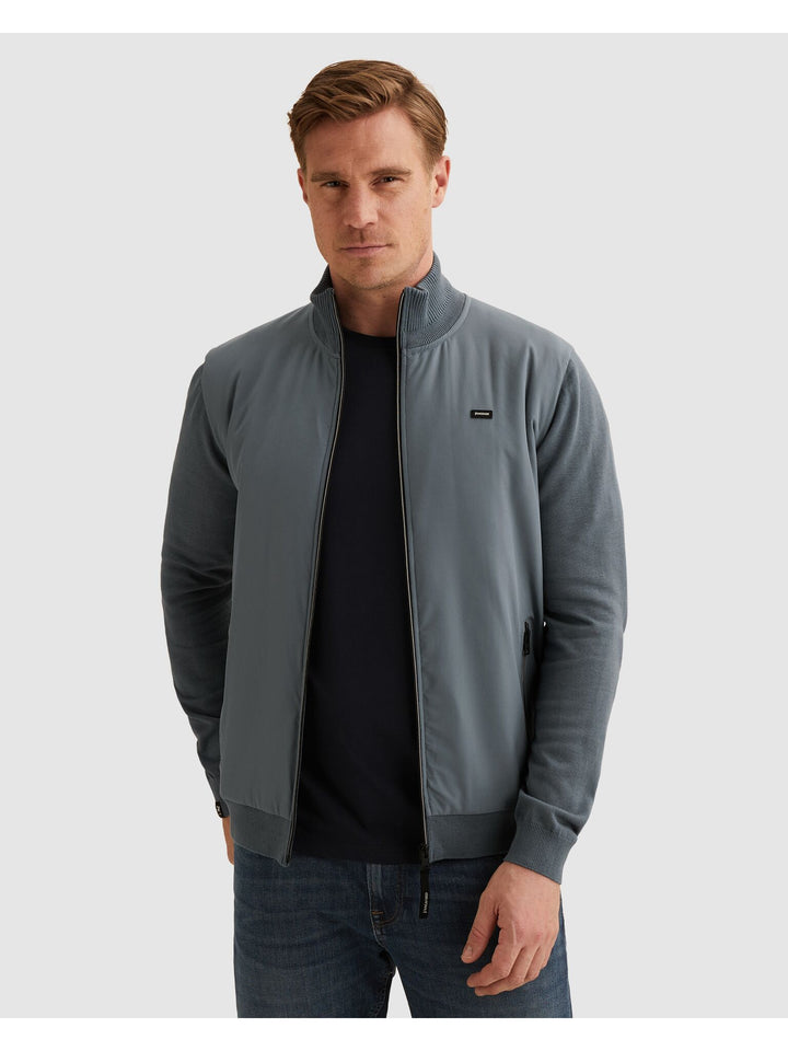 Zip jacket cotton modal, China Blue 5356 Bild 3