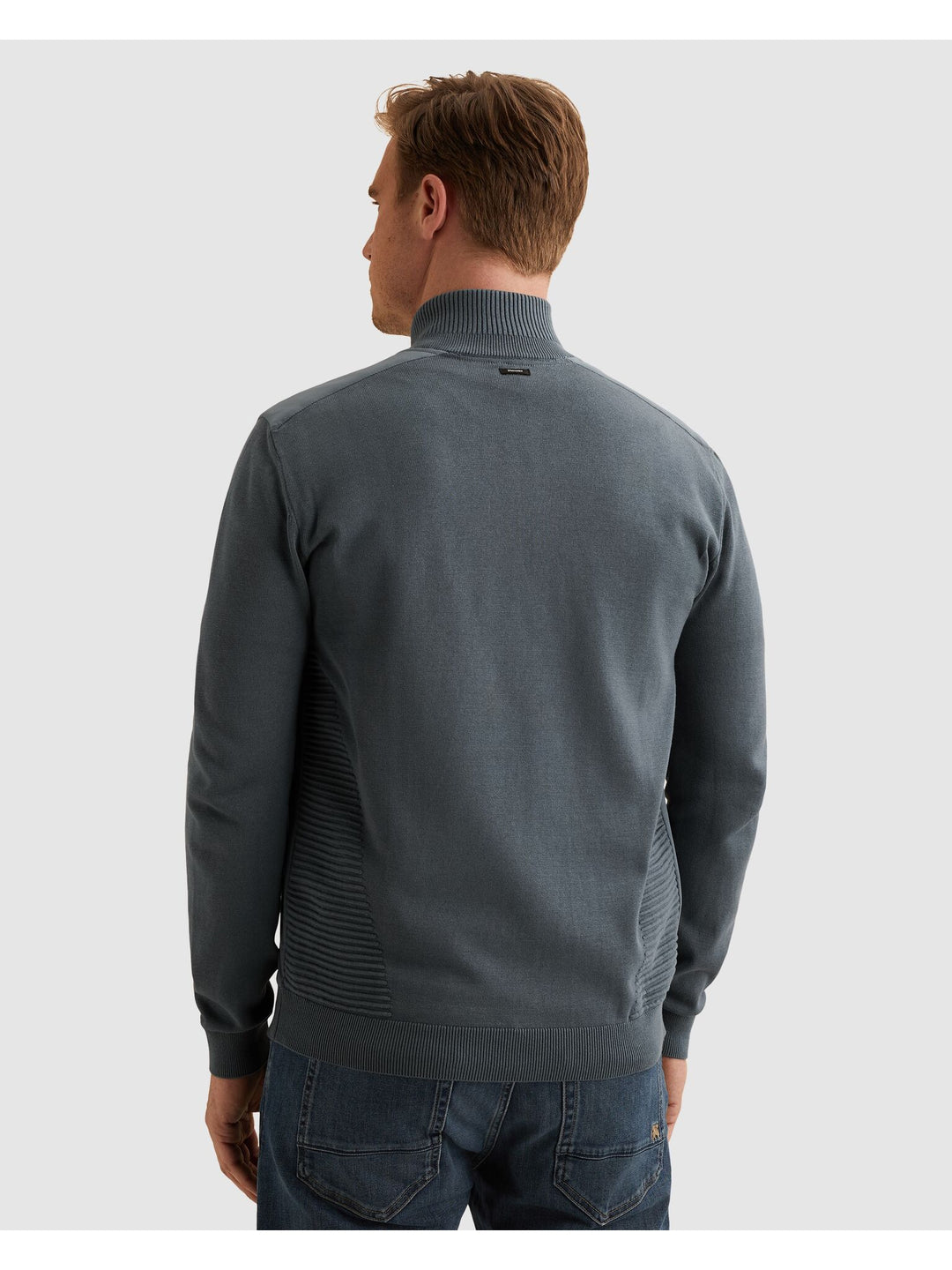 Zip jacket cotton modal, China Blue 5356 Bild 4