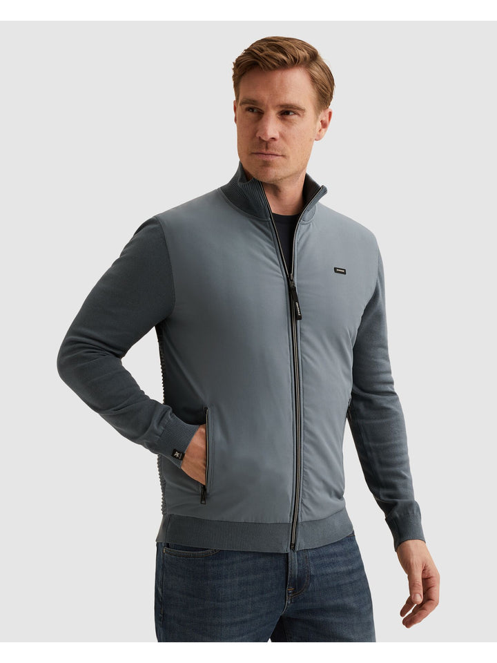 Zip jacket cotton modal, China Blue 5356 Bild 6