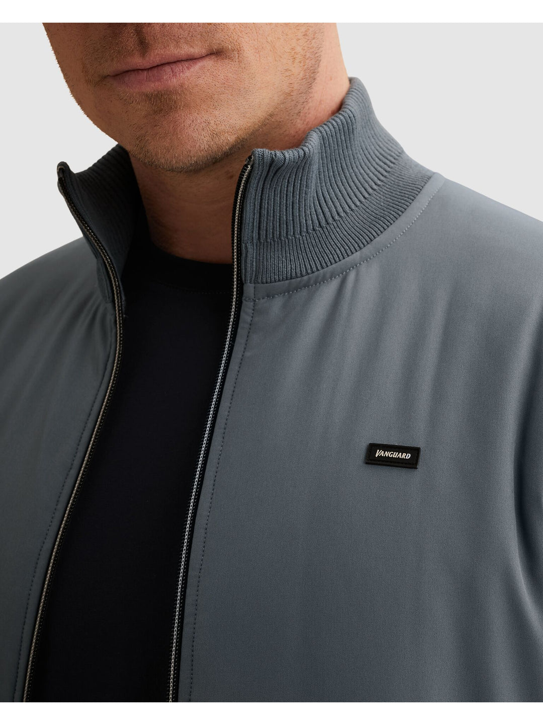 Zip jacket cotton modal, China Blue 5356 Bild 7