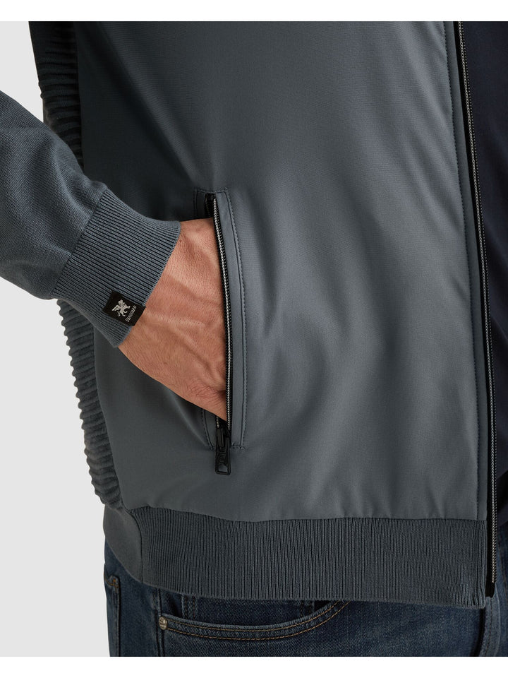 Zip jacket cotton modal, China Blue 5356 Bild 8