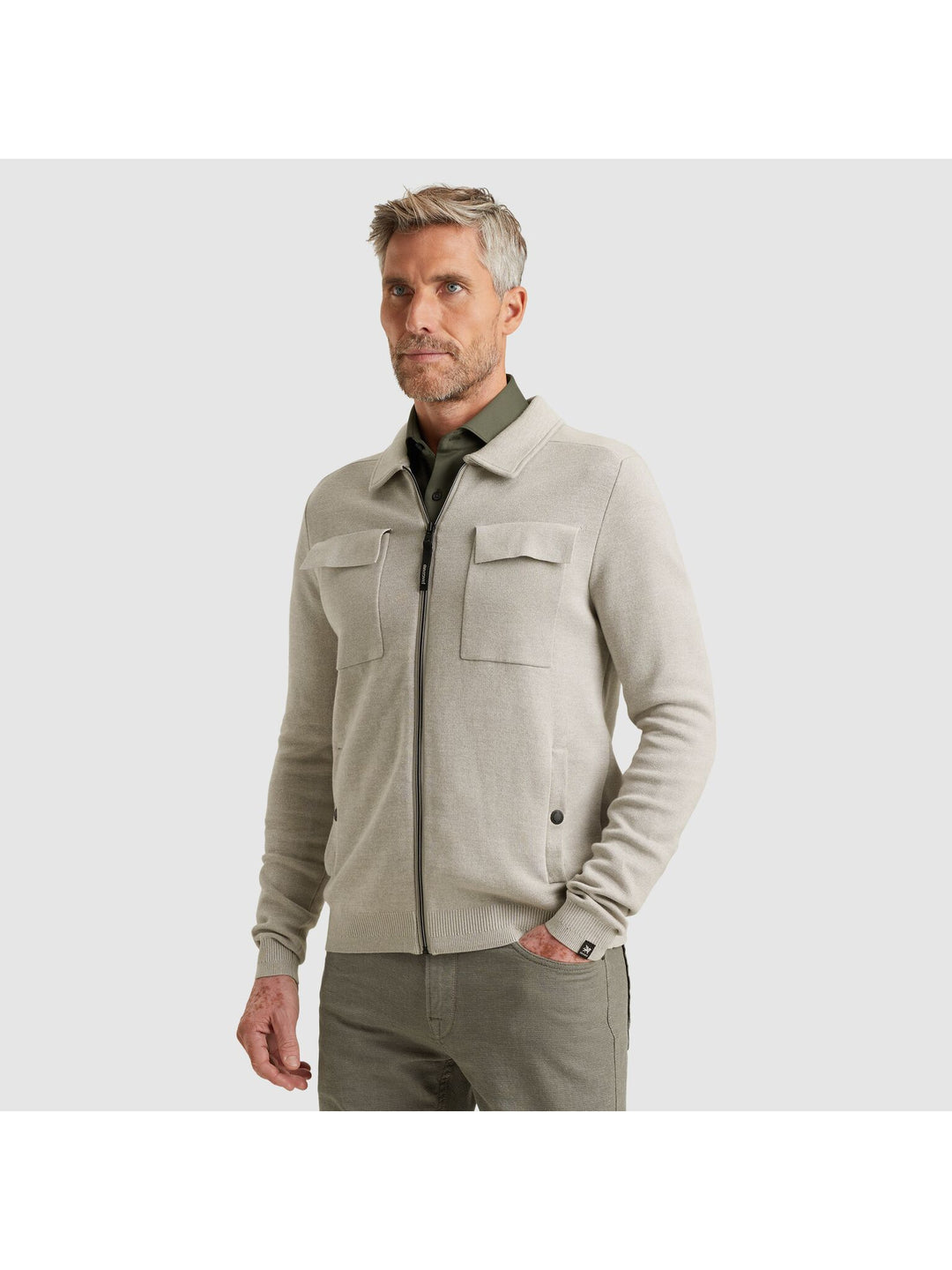 Zip jacket cotton modal mouline bo, Paloma 9048 Bild 4