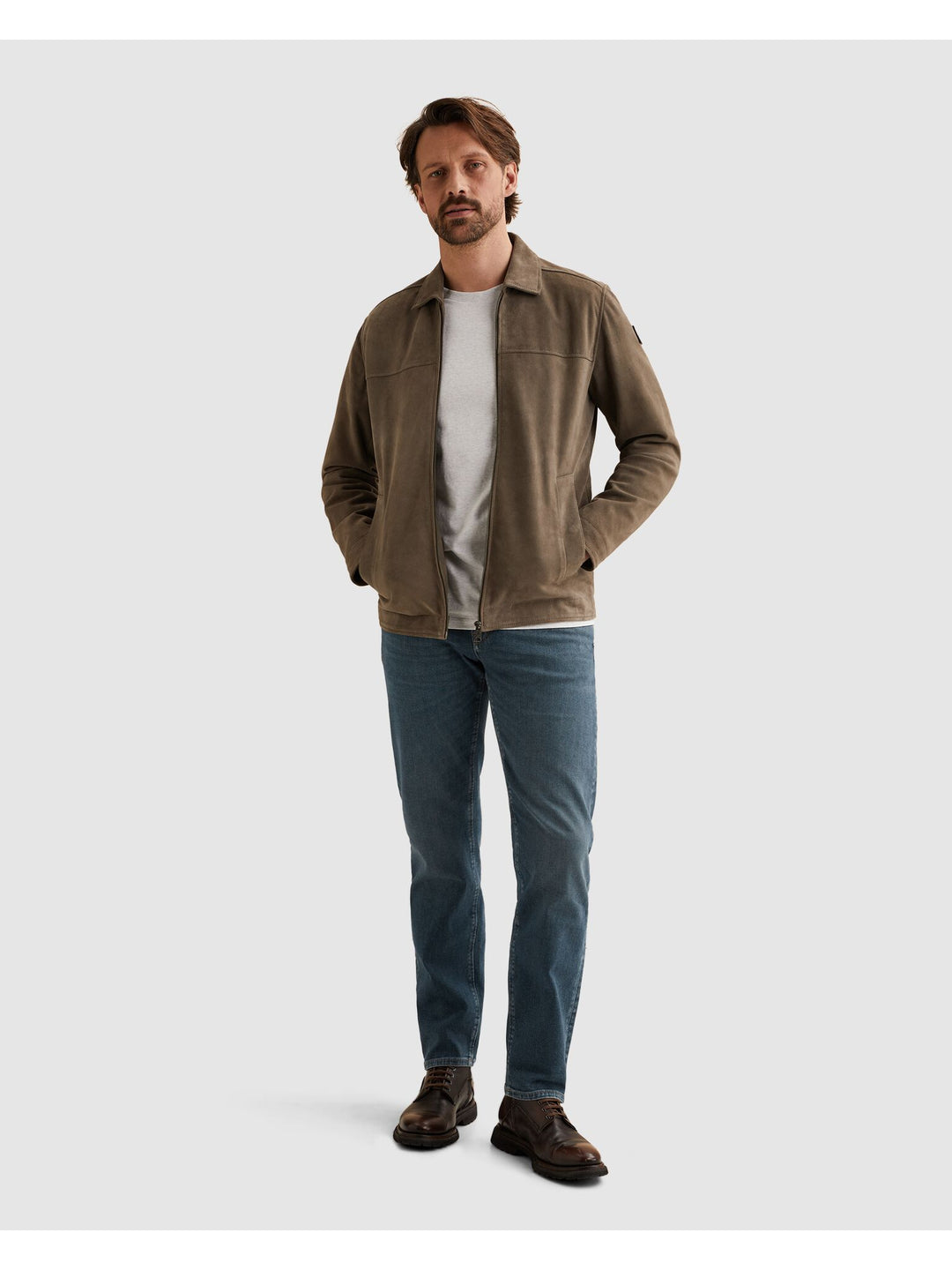 Zip jacket Suede Shirtjacket, Bungee Cord 8027 Bild 3
