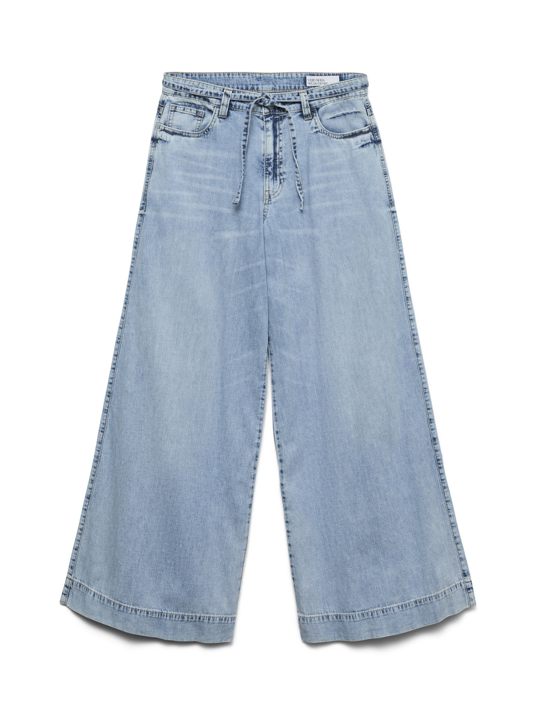 VMAISA MR WIDE PALAZZO JEANS MIX, Light Blue Denim 178000 Bild 1