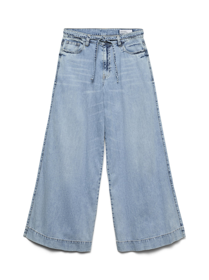 VMAISA MR WIDE PALAZZO JEANS MIX, Light Blue Denim 178000 Bild 1