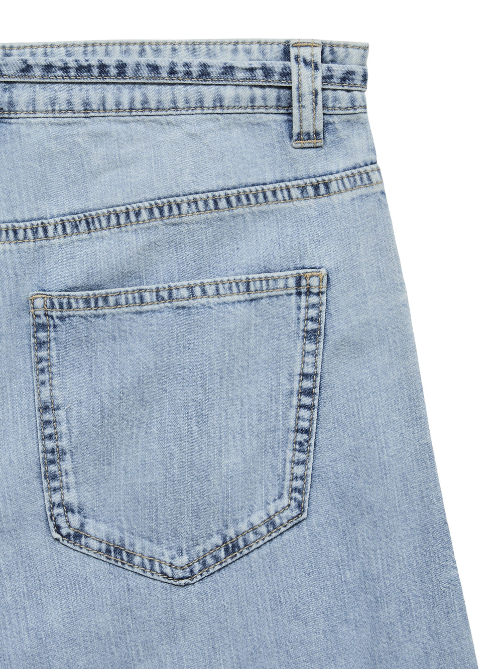 VMAISA MR WIDE PALAZZO JEANS MIX, Light Blue Denim 178000 Bild 2