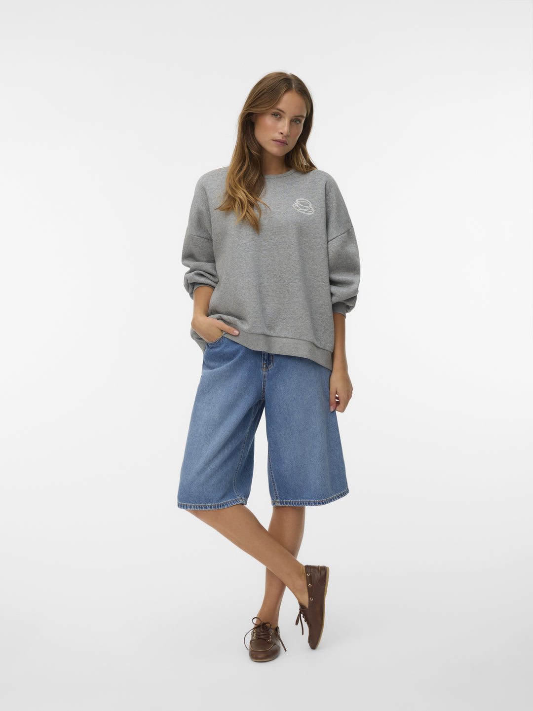 VMALVIDA MR DENIM JORTS LI3156, Medium Blue Denim 178001 Bild 3