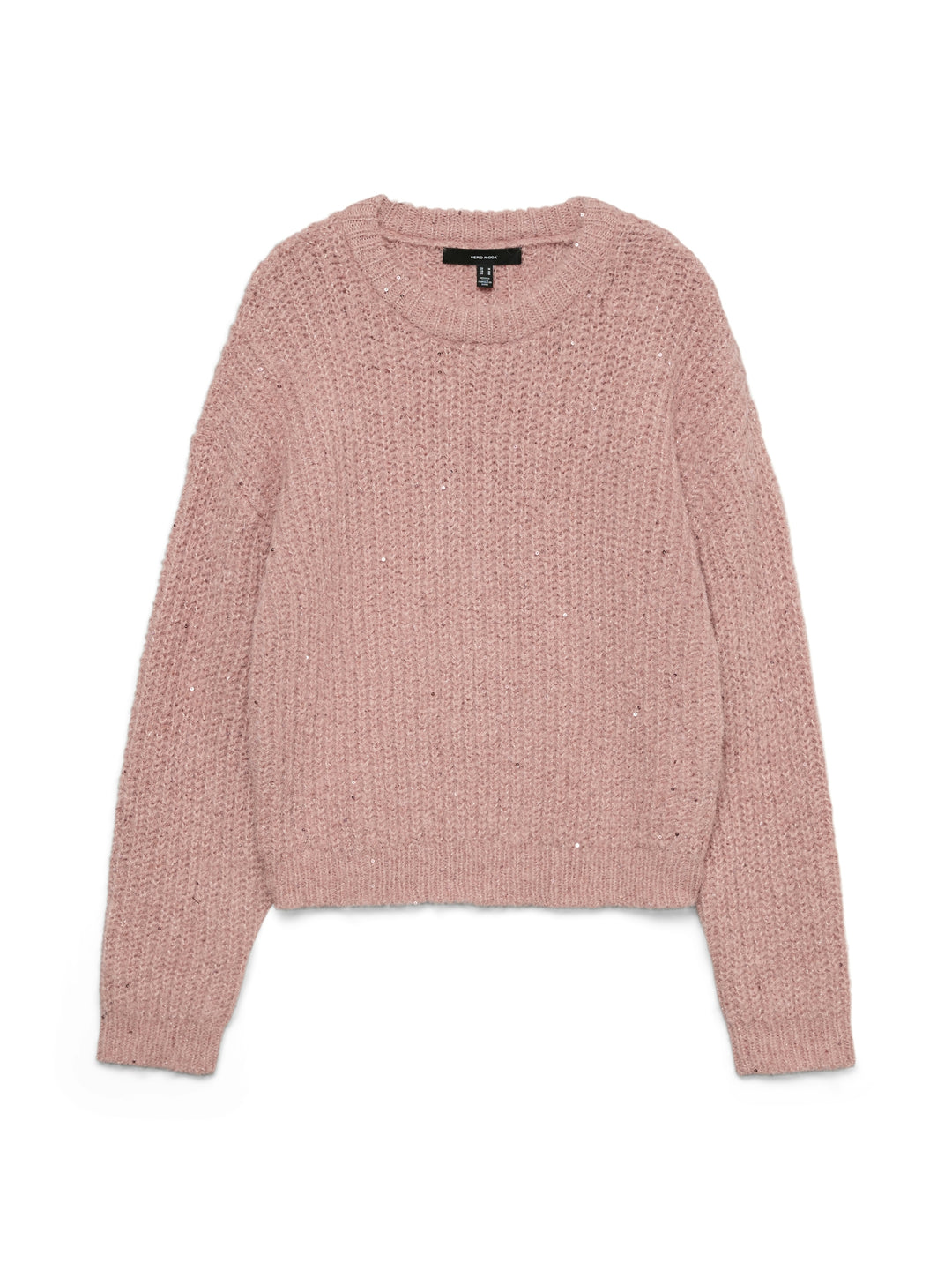 VMAMALI LS O-NECK PULLOVER, Rose Elegance/W. IRIDESCENT SEQ 257335001 Bild 1