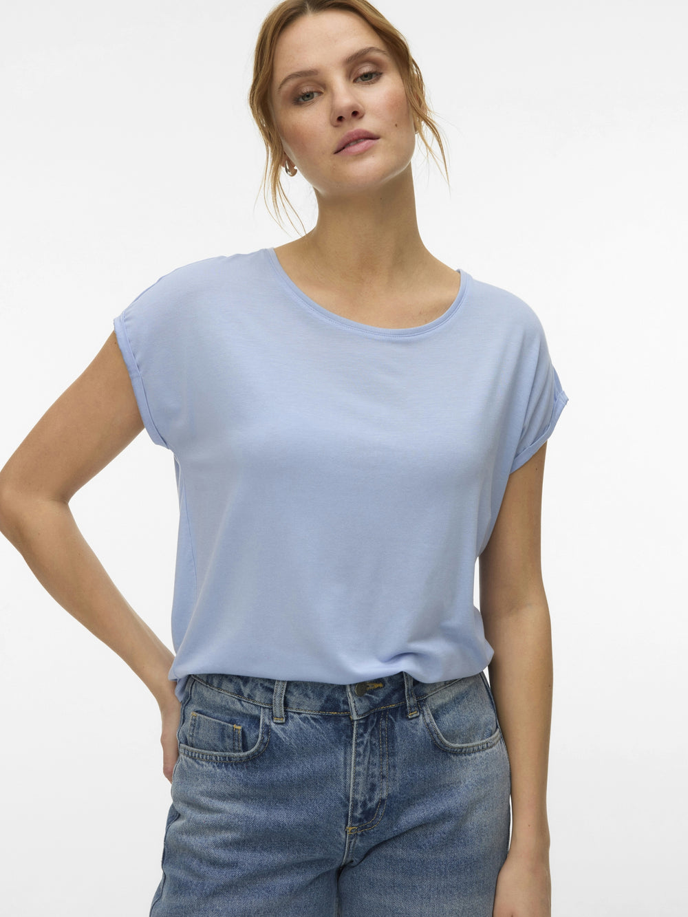 VMAVA PLAIN SS TOP JRS NOOS, Brunnera Blue 249737 Bild 2
