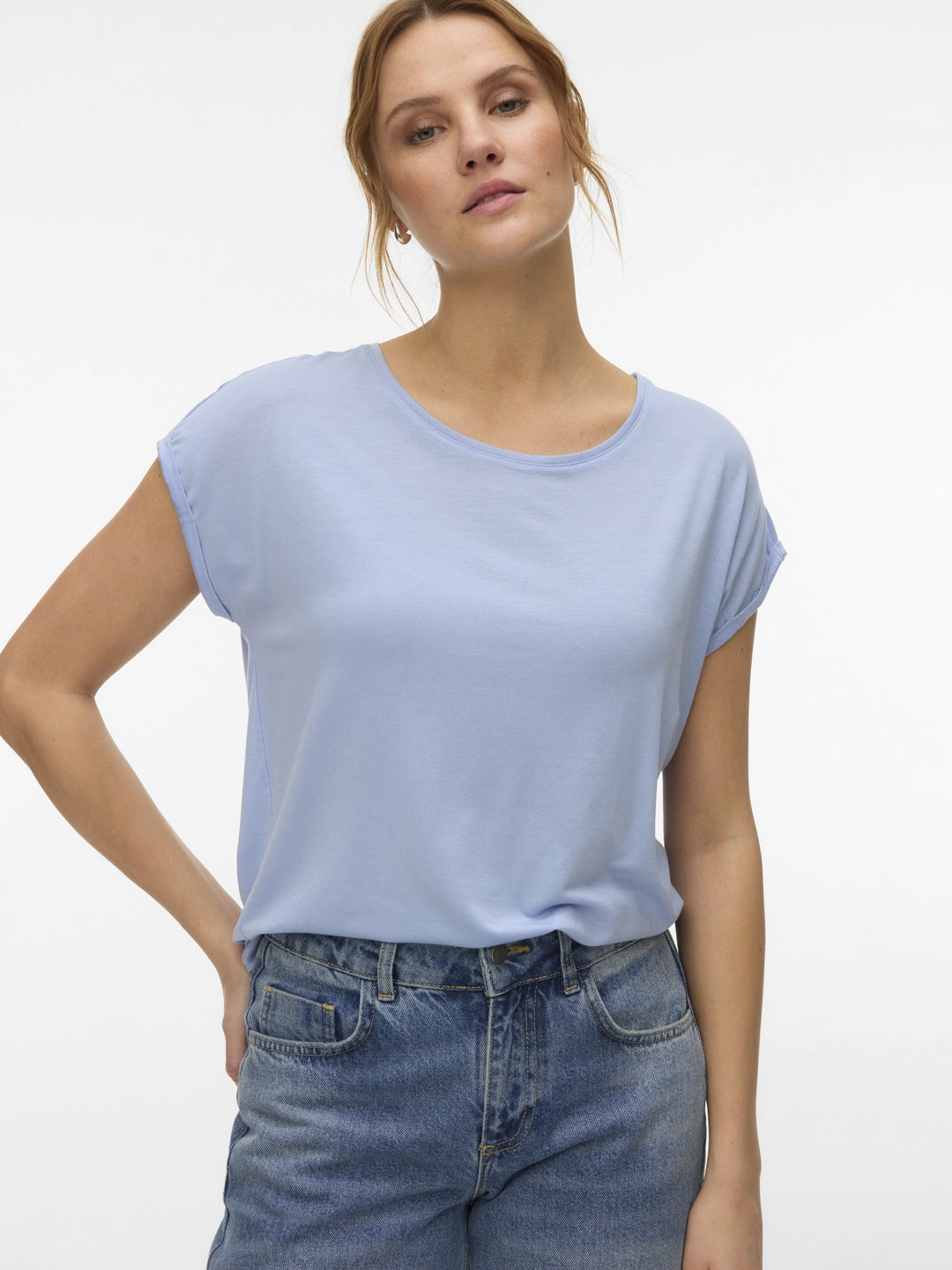 VMAVA PLAIN SS TOP JRS NOOS, Brunnera Blue 249737 Bild 4
