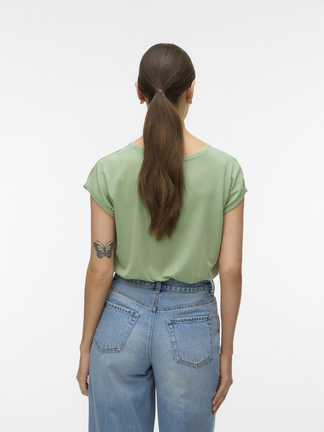 VMAVA PLAIN SS TOP JRS NOOS, Mistletoe 299515 Bild 3