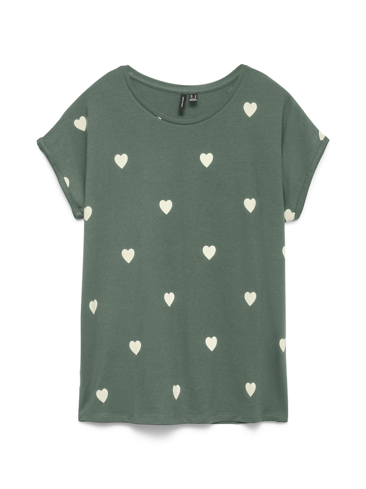 VMAVA SS TOP MULTI AOP NOOS, Laurel Wreath/WHITE HEART 224196113 Bild 1