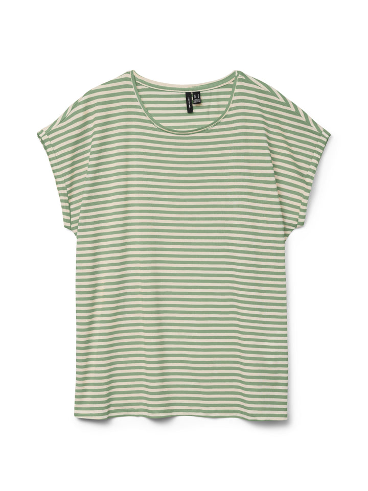 VMAVA SS TOP STRIPE JRS NOOS, Mistletoe/PRISTINE 299515005 Bild 1