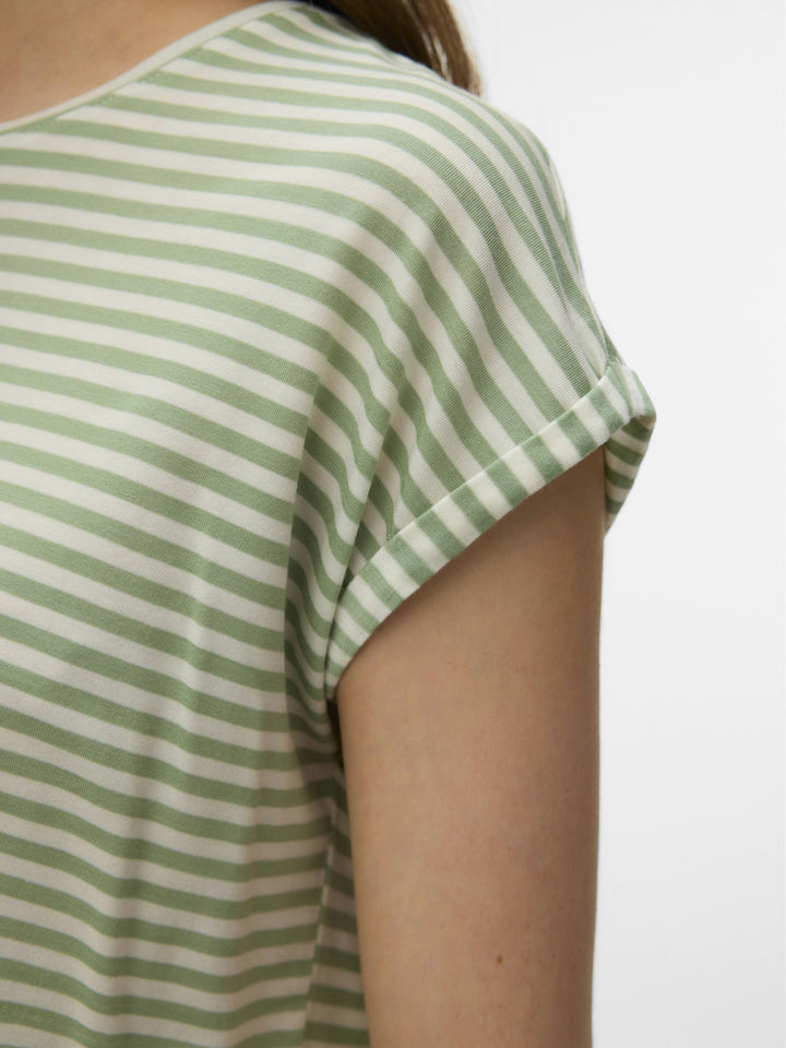 VMAVA SS TOP STRIPE JRS NOOS, Mistletoe/PRISTINE 299515005 Bild 5