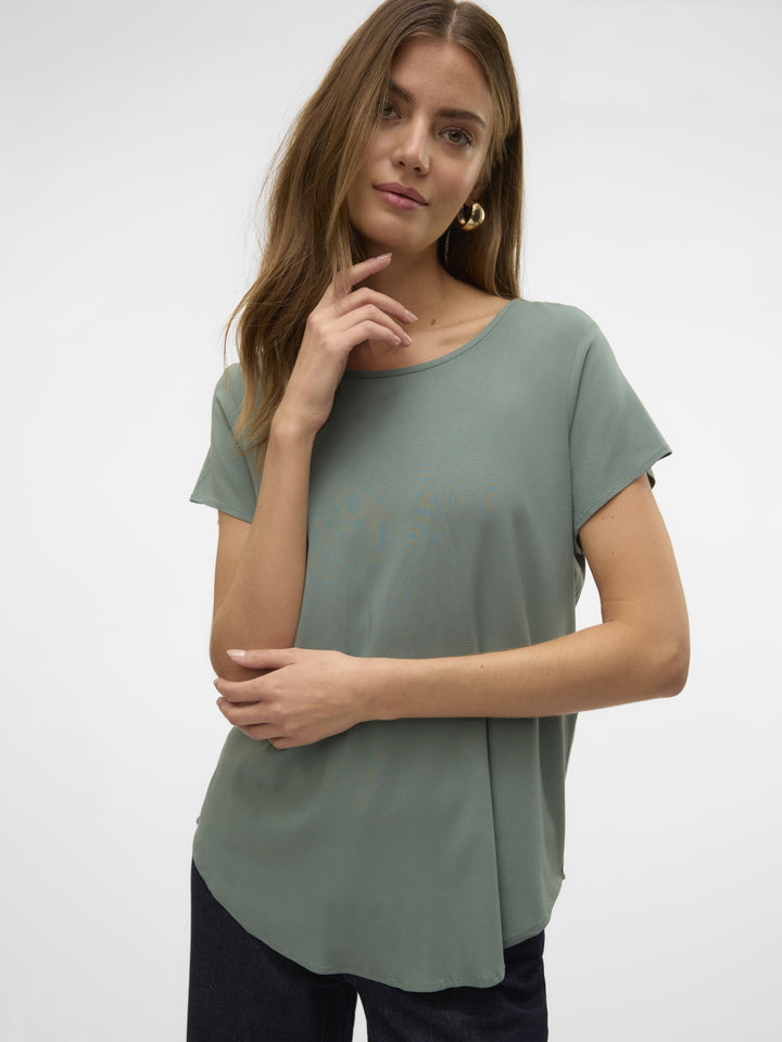 VMBELLA SS TOP WVN NOOS, Laurel Wreath 224196 Bild 3