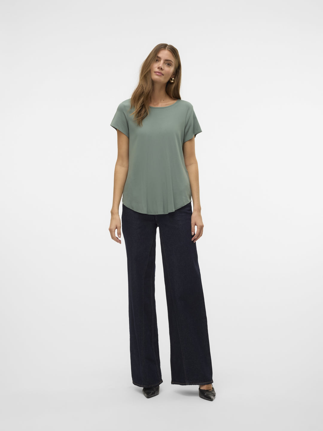 VMBELLA SS TOP WVN NOOS, Laurel Wreath 224196 Bild 5