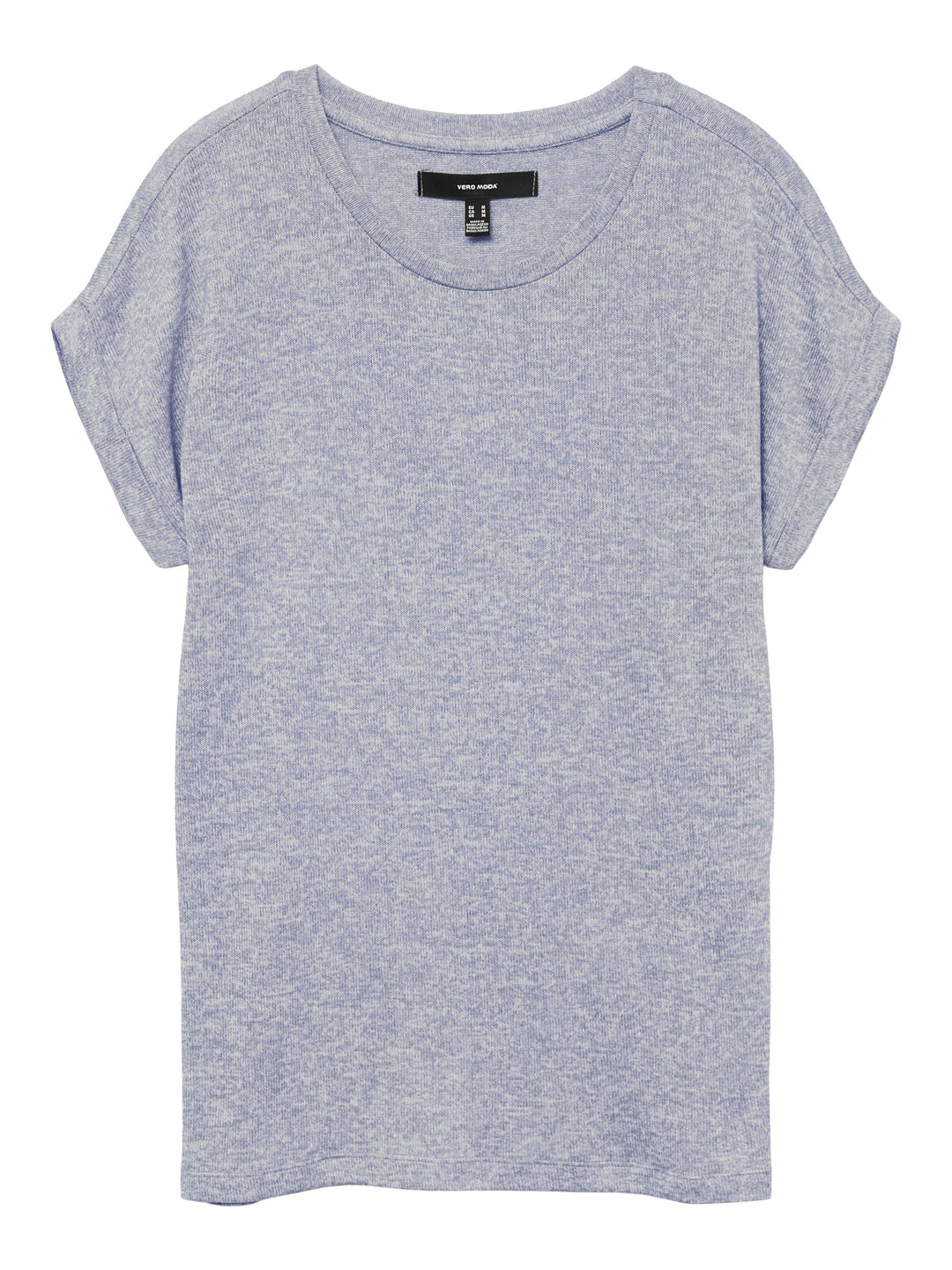 VMBRIANNA SS O-NECK PULLOVER BOO  R, Brunnera Blue/W. BIRCH MELANGE 249737004 Bild 1