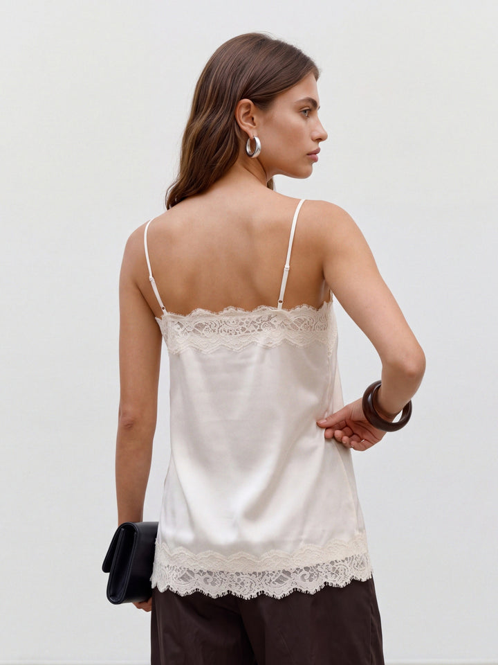 VMCHARM LACE SINGLET WVN BOO, Fog 265835 Bild 5