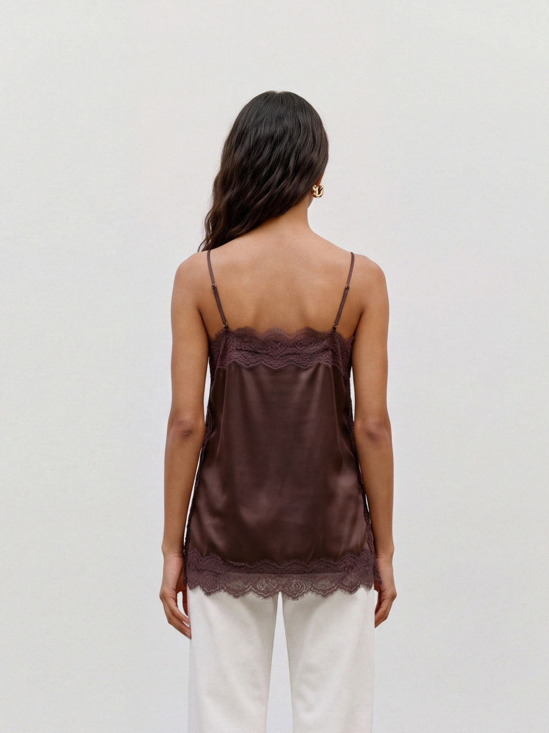 VMCHARM LACE SINGLET WVN BOO, Chocolate Torte 297957 Bild 4