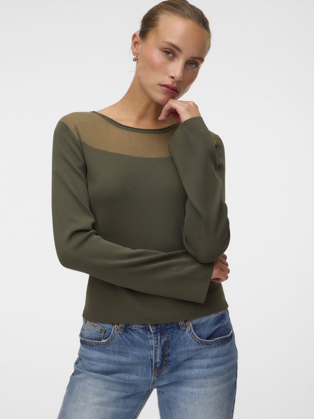 VMCRICKET LS O-NECK PULLOVER, Forest Night 186323 Bild 4