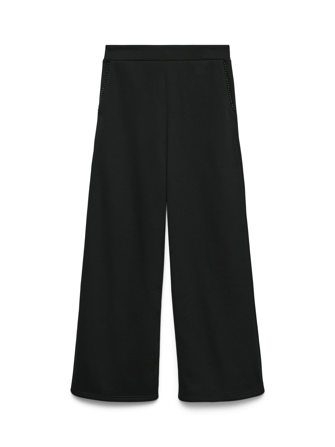 VMDAISY PEARL SWEAT HW WIDE PANT JR, Black/W. PEARLS ON POCKET 177868002 Bild 1